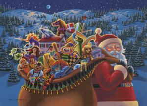 Christmas Delivery Christmas Jigsaw Puzzle By Dowdle Folk Art
