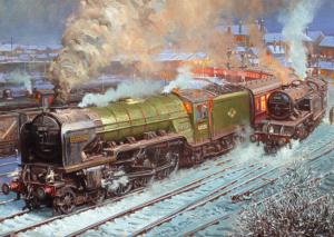 Kestrel at Hartlepool Train Jigsaw Puzzle By Gibsons