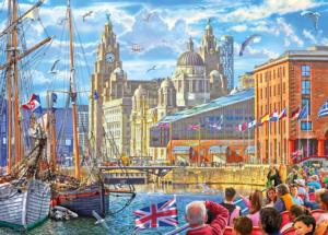 Albert Dock, Liverpool London Jigsaw Puzzle By Gibsons