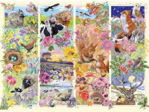Through the Seasons Animals Jigsaw Puzzle By Gibsons