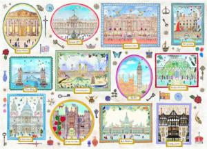 London Gallery  Collage Jigsaw Puzzle By Gibsons