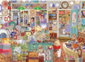Verity's Vintage Shop Shopping Jigsaw Puzzle By Gibsons