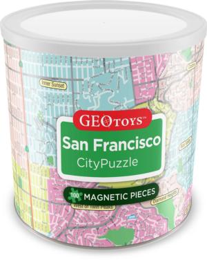 San Francisco - Magnetic Puzzle  San Francisco Magnetic Puzzle By Geo Toys