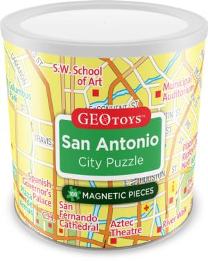 San Antonio - Magnetic Puzzle Magnetic Puzzle By Geo Toys
