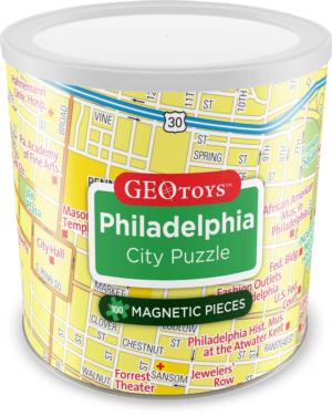Philadelphia - Magnetic Puzzle  Magnetic Puzzle By Geo Toys