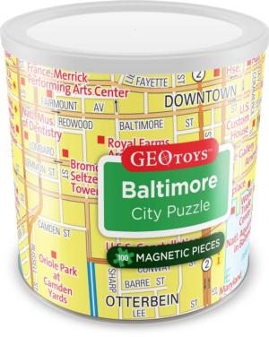 Baltimore - Magnetic Puzzle  Magnetic Puzzle By Geo Toys