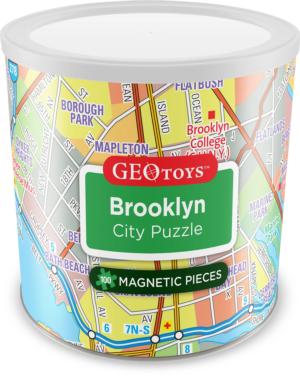 Brooklyn - Magnetic Puzzle  Magnetic Puzzle By Geo Toys