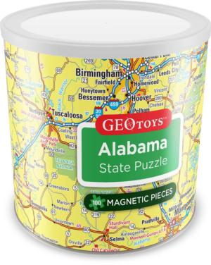 Alabama - Magnetic Puzzle Magnetic Puzzle By Geo Toys
