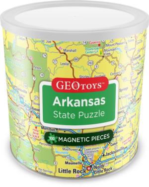 Arkansas - Magnetic Puzzle  Magnetic Puzzle By Geo Toys