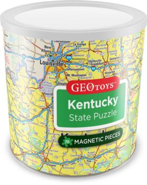 Kentucky - Magnetic Puzzle  Magnetic Puzzle By Geo Toys