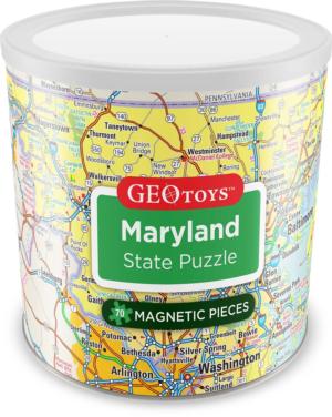 Maryland - Magnetic Puzzle  Magnetic Puzzle By Geo Toys