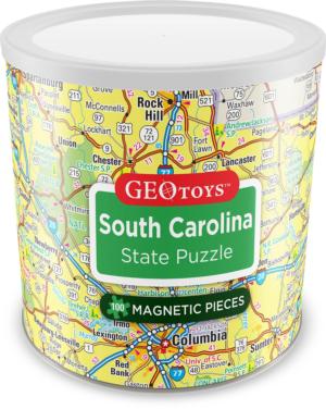 South Carolina - Magnetic Puzzle  Magnetic Puzzle By Geo Toys