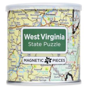 City Magnetic Puzzle West Virginia Magnetic Puzzle By Geo Toys