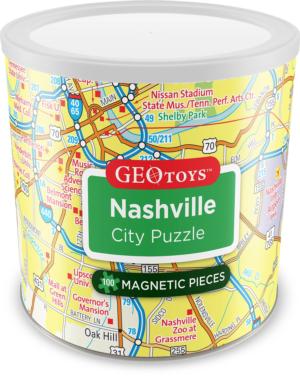 Nashville - Magnetic Puzzle  Magnetic Puzzle By Geo Toys