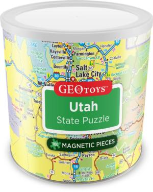 Utah - Magnetic Puzzle Maps & Geography Magnetic Puzzle By Geo Toys