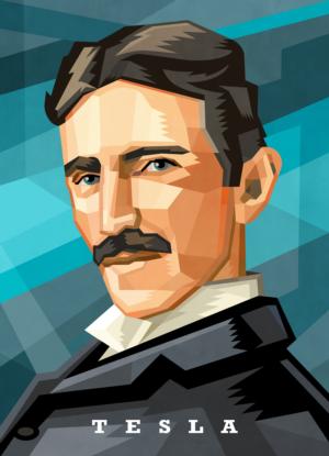 Scientist Jigsaw Puzzle Series: Nikola Tesla Science Jigsaw Puzzle By Genius Games