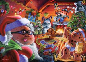 Garbage Pail Kids "Wreck The Halls" Christmas Jigsaw Puzzle By USAopoly
