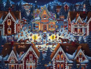Gingerbread House Christmas Jigsaw Puzzle By Dowdle Folk Art