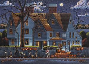 House of Seven Gables Halloween Jigsaw Puzzle By Dowdle Folk Art