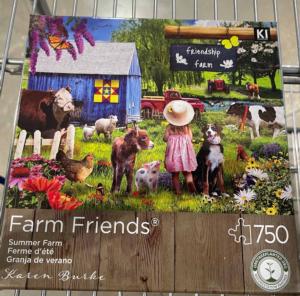 Summer Farm Farm Animal Jigsaw Puzzle By Karmin International