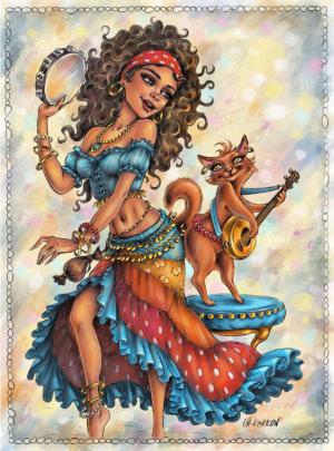 Dancing Queens Whimsical Jigsaw Puzzle By Jacarou Puzzles