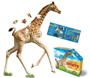 I Am Lil’ Giraffe Wildlife Children's Puzzles By Madd Capp Games & Puzzles