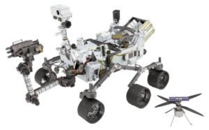 Mars Rover Perseverance & Ingenuity Helicopter Science Metal Puzzles By Fascinations