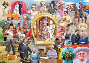 Queen Elizabeth II Famous People Jigsaw Puzzle By Gibsons