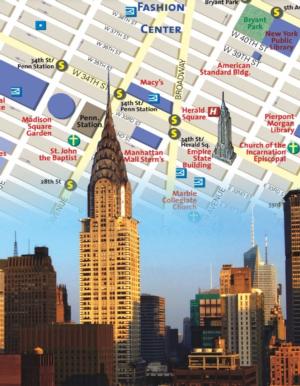 New York City Map Mini Puzzle Maps & Geography Miniature Puzzle By New York Puzzle Co