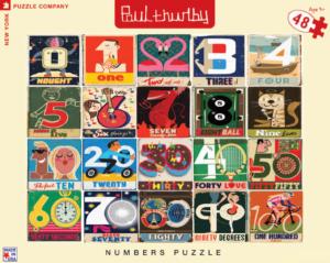 Numbers Alphabet & Numbers Children's Puzzles By New York Puzzle Co