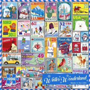 Winter Wonderland Collage Jigsaw Puzzle By Re-marks
