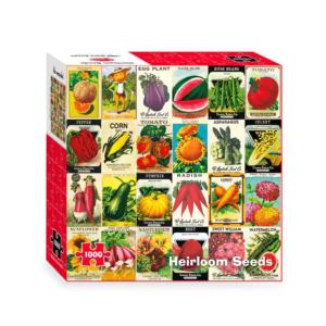 Heirloom Seeds Collage Jigsaw Puzzle By Re-marks