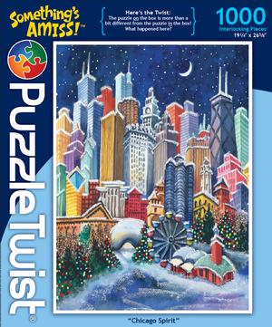 Chicago Spirit Christmas Jigsaw Puzzle By PuzzleTwist