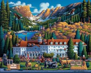 Rocky Mtn. National Park Mini Puzzle Folk Art Wooden Jigsaw Puzzle By Dowdle Folk Art