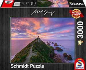 Nugget Point Lighthouse Sunrise & Sunset Jigsaw Puzzle By Schmidt Spiele