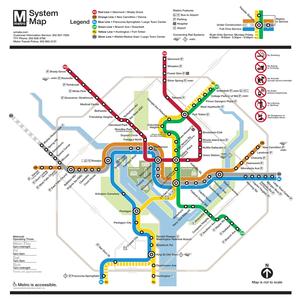 Washington DC (Transit Maps) United States Jigsaw Puzzle By New York Puzzle Co