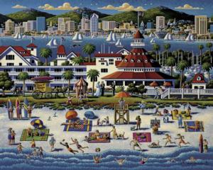 San Diego United States Jigsaw Puzzle By Dowdle Folk Art