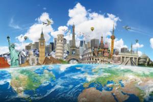 Famous Landmarks of the World Vehicles Jigsaw Puzzle By Tomax Puzzles