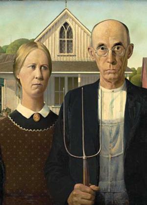 American Gothic Fine Art Jigsaw Puzzle By Tomax Puzzles