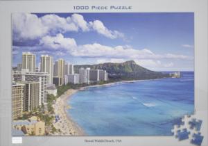 Hawaii Waikiki Beach Beach & Ocean Jigsaw Puzzle By Tomax Puzzles
