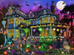 Halloween House Halloween Jigsaw Puzzle By Vermont Christmas Company