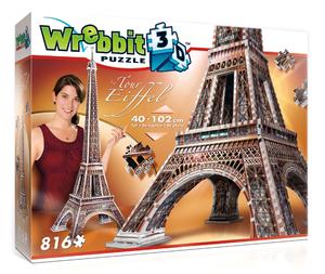 Le Tour Eiffel Paris & France 3D Puzzle By Wrebbit