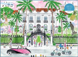 A Sunny Day in Palm Beach - Scratch and Dent United States Jigsaw Puzzle By Galison