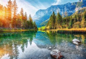 At the Foot of Alps, Hintersee Lake, Germany Lakes & Rivers Jigsaw Puzzle By Trefl