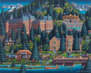 Banff Canada Jigsaw Puzzle By Dowdle Folk Art
