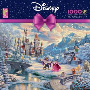 Beauty and the Beast Enchantment - Scratch and Dent Castle Jigsaw Puzzle By Ceaco