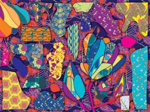 Blossom Mix - Scratch and Dent Collage Jigsaw Puzzle By Karmin International