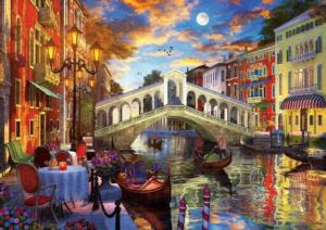 Rialto Bridge, Venice Italy Jigsaw Puzzle By Heidi Arts