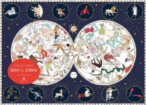Signs of the Zodiac Astrology & Zodiac Jigsaw Puzzle By Workman Publishing