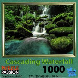 Cascading Waterfall Lakes & Rivers Jigsaw Puzzle By Puzzle Passion